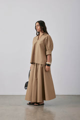 Silvio Top Short Sleeve SS25 Biscuit