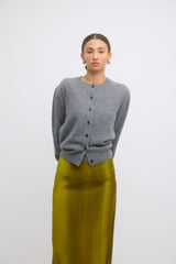 Farrah Knit Cardi Gray