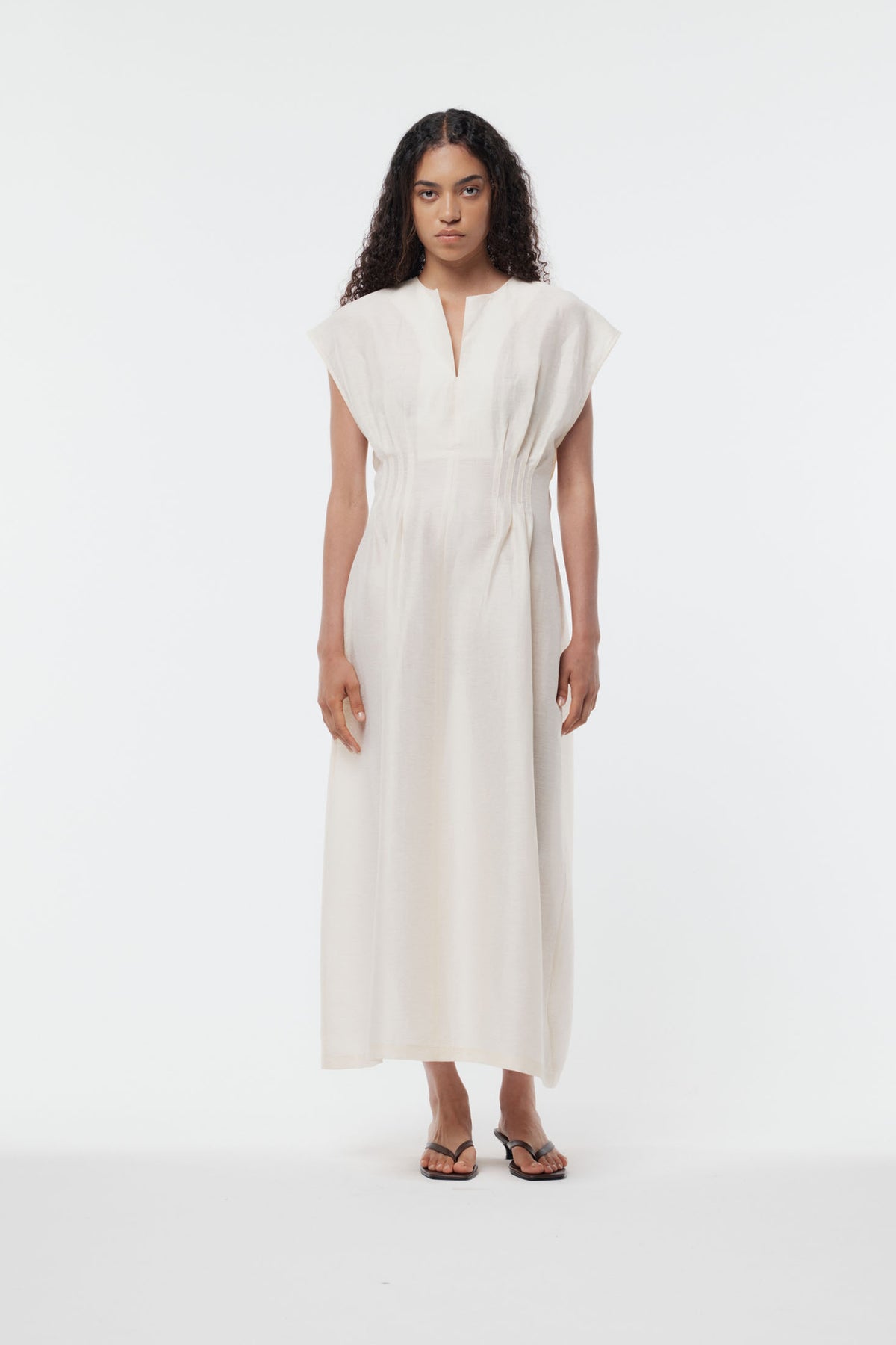 Mabel Dress Oyster SS26