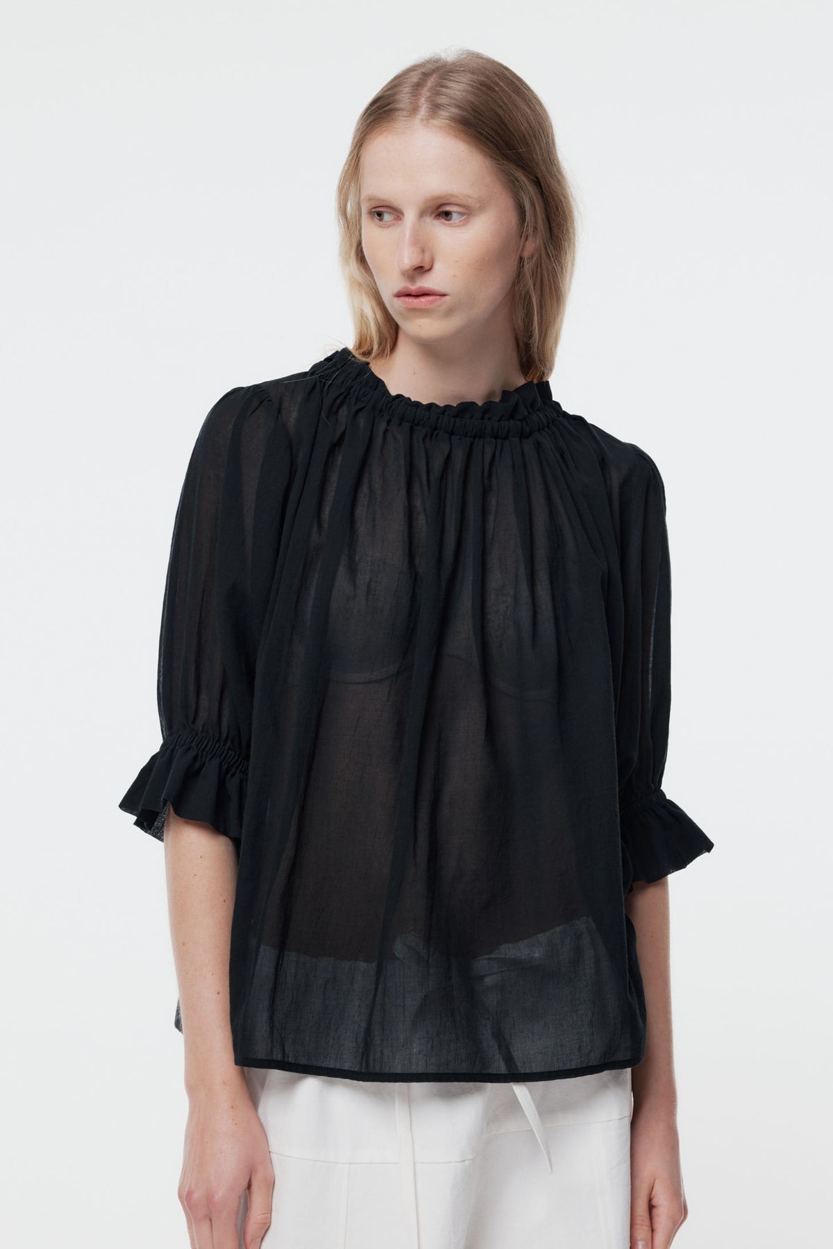 Peddle Top Black SS26