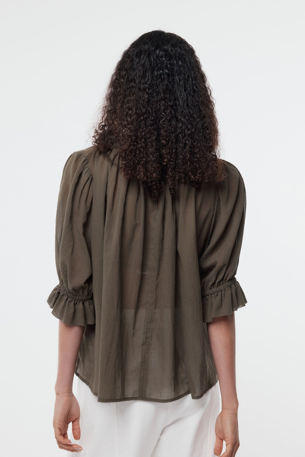Peddle Top Khaki SS26