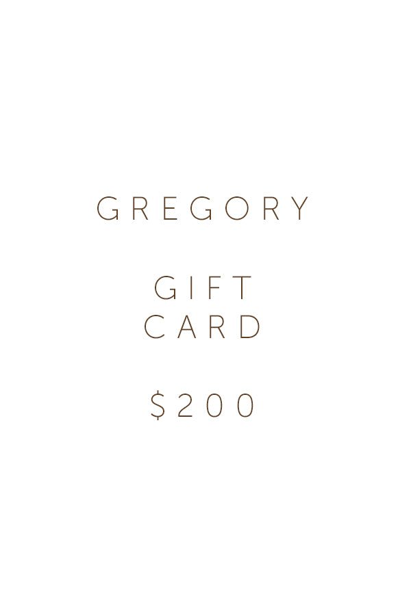 Gift Card $200 - Gregory