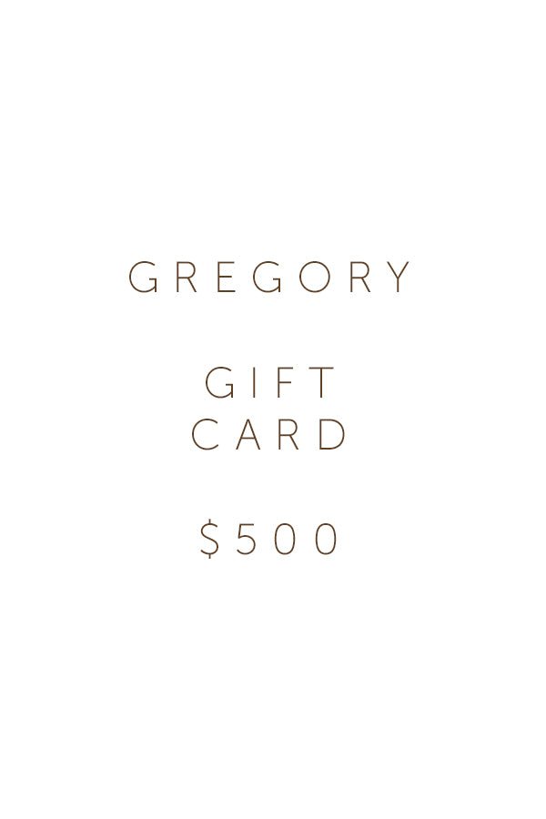 Gift Card $500 - Gregory